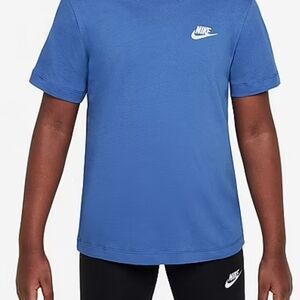 Nike Kids Short Sleeve Tee in Blue